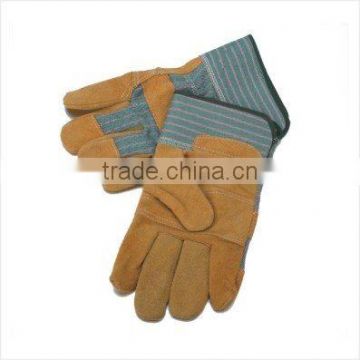 (OEM) Welders welding protective gloves long cow split leather Welding Glove