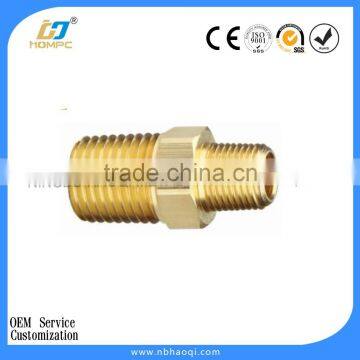 Brass hex nipple tube fitting male nipple/copper fitting