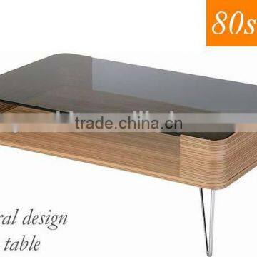Modern Square Folding Wooden Coffee Table, Living Room Furniture photo-5