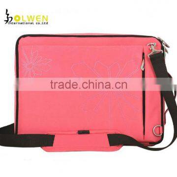 Pink Printed Laptop Bag Women