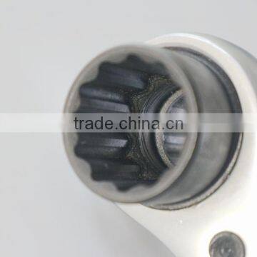CRV Forged Reversible Double Sockets 19/21mm Ratchet Spanner Wrenches photo-5