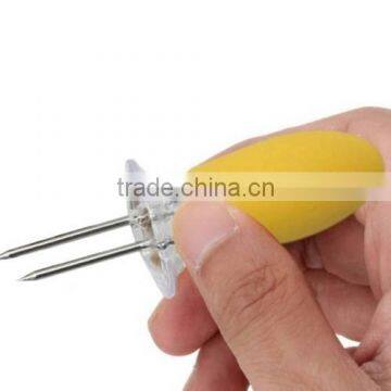 New Upgarde Safety Convenient Corn on the Cob Holders Skewers Needle Prongs For BBQ Barbecue photo-4
