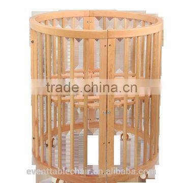 Round 8 in 1 Factory Childhood to Adulthood Popular Baby Crib photo-3