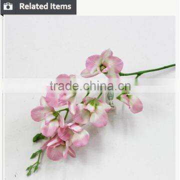 Wedding Decoration Flower Stand Factory Direct Artificial Fabric Dendrobium Flower photo-3