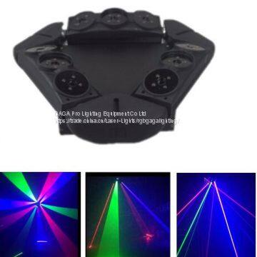 RGB Moving Head Spider Stage LED Laser Light