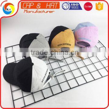 New Style Double Color Assembling Baseball Dad Cap With Flat embroidery