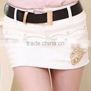 Wholesale Latest Summer Fashion Ladies Skirt Women Leather Mini Skirt photo-2