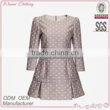 garment trading supplier elegant dress for mature woman