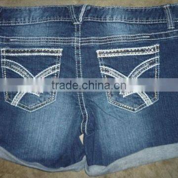 Denim Shorts, Ladies Stylist Denim Sexy Shorts photo-2