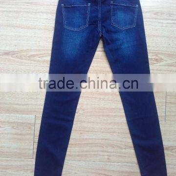 GZY Guangzhou Stock Lots Sexy High Waist Slim Fit Lady Jeans photo-2