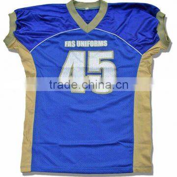 Quality Custom Design 100% Polyester American Football Jersey