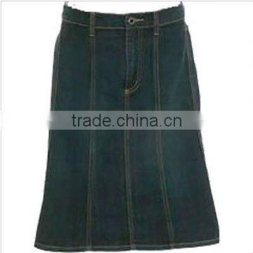 Women Straight Jeans Skirt