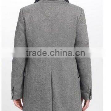 2014 Men Coat Formal Wear Offwhite Color Wool Fabric photo-3