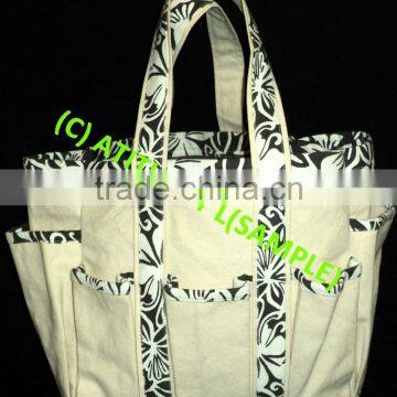 COTTON CANVAS HANDBAGS