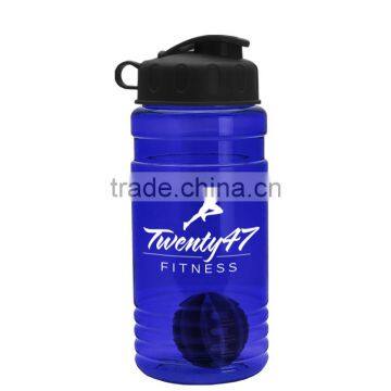 USA Made 20 Oz. Tritan Shaker Bottle With Flip Lid - Has a Mixing Ball, Features Ergonomic Finger Grips and Comes With Your Logo photo-2