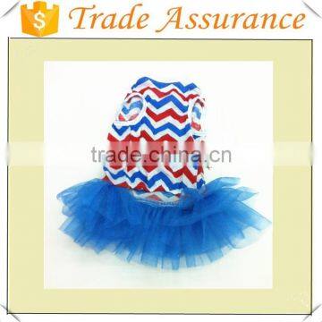 Navy Style Puppy Dress Dog Tutu Dress
