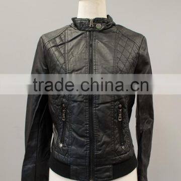 2016 Newest Lady pu Leather Jackets #LPU160832 photo-4