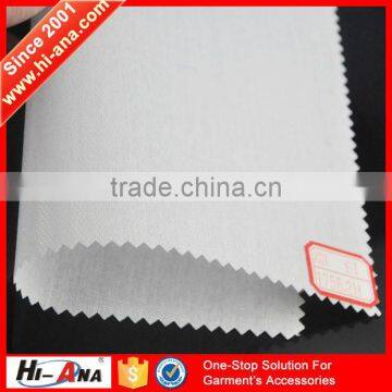 Fusible interlining fabric stock lot,woven interlining fabric for clothing,tc fabric wholesale