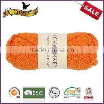 Charmkey Baby Sweater Knitting Yarn Natural Fiber Combed Cotton Yarn Hand Knitting Yarn photo-4