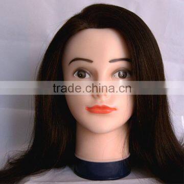 Beauty School Human Hair Trainning Head Salon Teaching Head Hair Styling Head photo-3