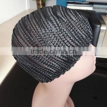 2017 Summer Fashionable Cheap Soft Synthetic Crochet Braid Cap Wholesale For The Black