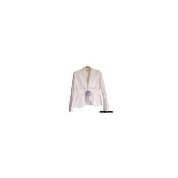 Sell Ladies' 100% Jacquard Cotton Fashion Blazer