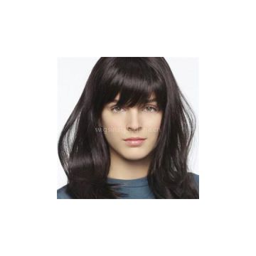 Black Straight Long Good Lace Front Wigs