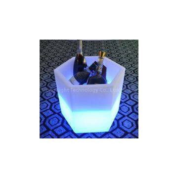 Rechargeable Hexagonal LED Ice Bucket