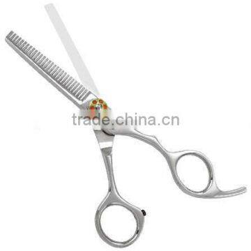 professional red handle salon equipment hair scissors