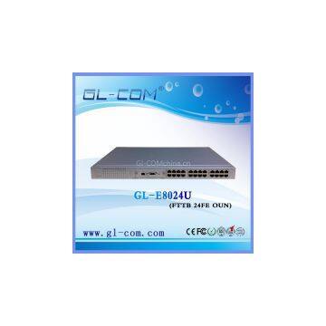 10/100M Ethernet ports FTTB EPON ONU with 24FE port