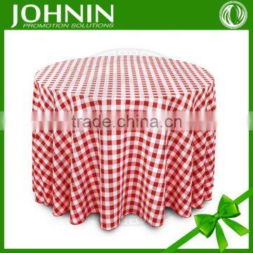 Check pattern soft and durable wholesale high quality table cloth