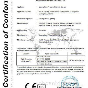 Moving Head Light EMC