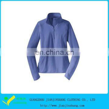 Custom Made Special Design Blank Blue Pullover Sports Hoodies Lady