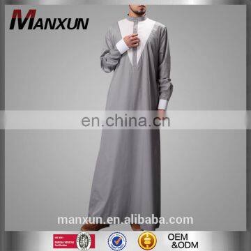 Arabic Men Jubah Thobe Quality Wholesale Thawb Arab Men Robe Fashion Prayer Thobe