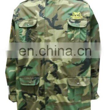 2017 American design woodland camouflage military jacket for men