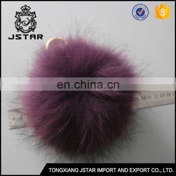 Wholesale fur pom poms garment accessories to bag