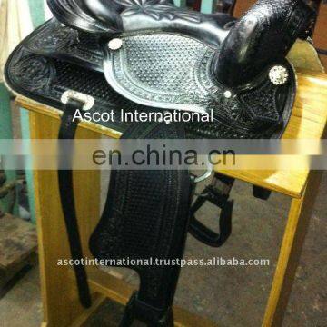 Leather Western Treeless Saddle