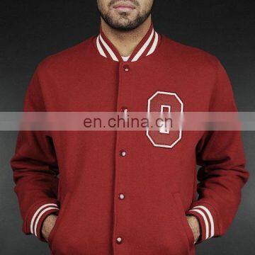 Fleece varsity jacket /college varsity jacket /letterman jacket