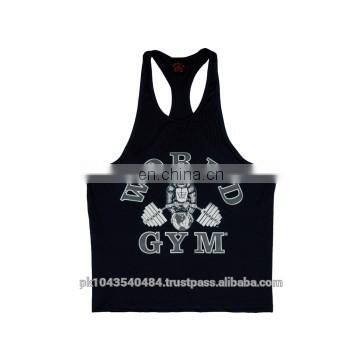 Mens Gym singlets y back