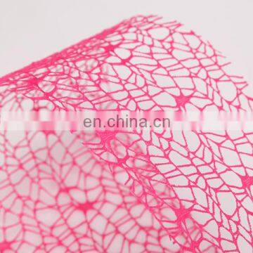 2015 Best Selling Products Big Hole Wide Poly Mesh Ribbon