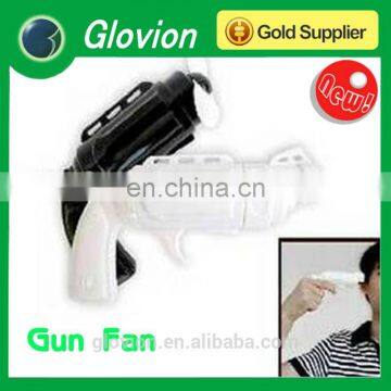 Glovion New arrival Gun shape mini battery operated fan