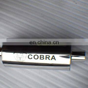 Universal Round Mufflers Titanium Burned Muffler photo-4