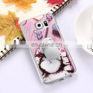 For S6 / G920 Lovely 3D Cartoon Squeeze Squishy Dropproof Protective Back Cover Case photo-3