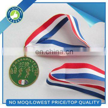 euro cup/world cup football medal/medallion with ribbons