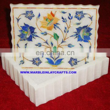 Marble Carved Box For Expensive Jewelries