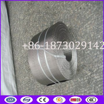 100mm height 10 meter long belt mesh for plastic extruder changer machineor Polymer Filteration