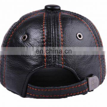 Man Cap Gorras Fishing Hat Outdoor Camping Hiking Baseball Genuine Leather Cap photo-5