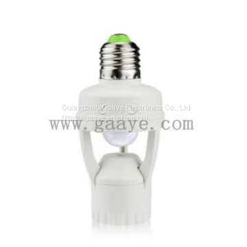 E27 LED Bulb Light Sensor Switch Lamp Holder