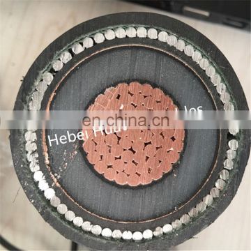 cable factory 33KV 1x240mm2 aluminum wire armour xlpe insulated copper electrical cable