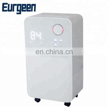 12L/day touch screen dehumidifier with overflow protection function